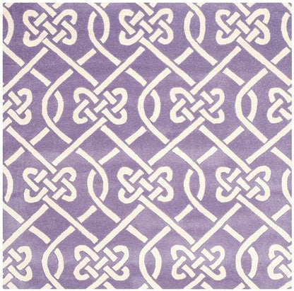 Safavieh Chatham Cht754F Purple / Ivory Geometric Area Rug