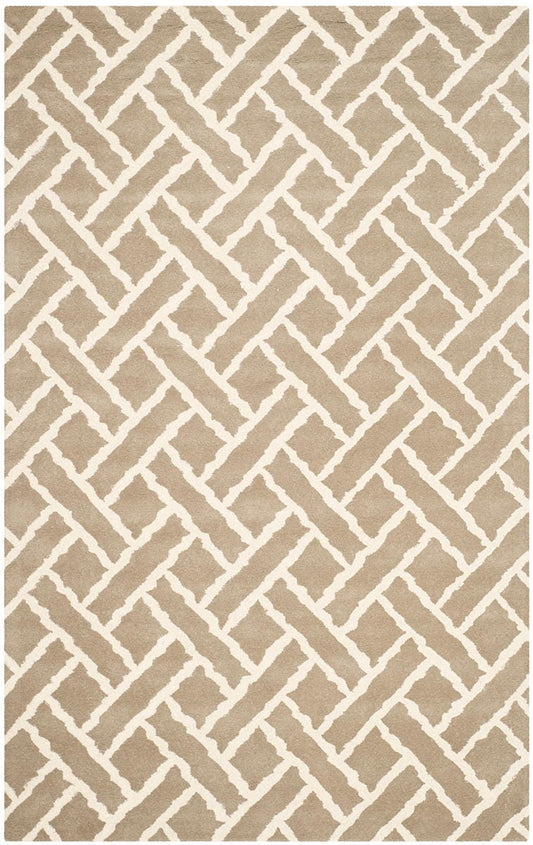 Safavieh Chatham Cht757H Beige / Ivory Geometric Area Rug