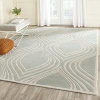 Safavieh Chatham Cht758E Grey / Ivory Damask Area Rug