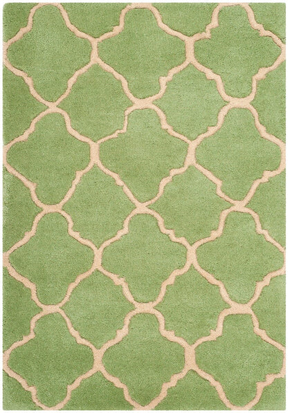 Safavieh Chatham Cht935B Green Geometric Area Rug