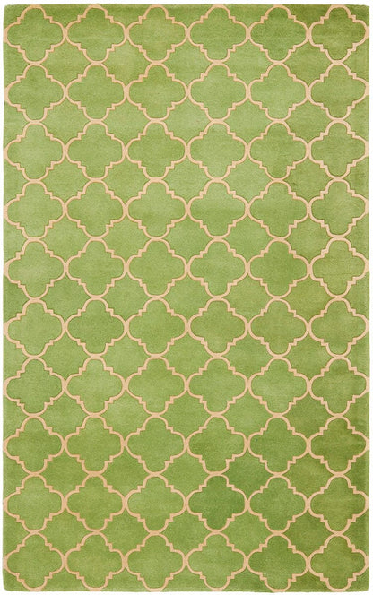 Safavieh Chatham Cht935B Green Geometric Area Rug