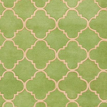 Safavieh Chatham Cht935B Green Geometric Area Rug