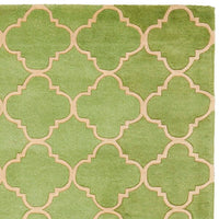 Safavieh Chatham Cht935B Green Geometric Area Rug