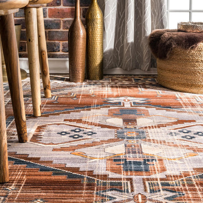 Nuloom Vintage Deborah Nvi2122A Rust Area Rug