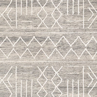 Surya Cheyenne Chy-2304 Ivory, Charcoal, Cream, White Moroccan Area Rug