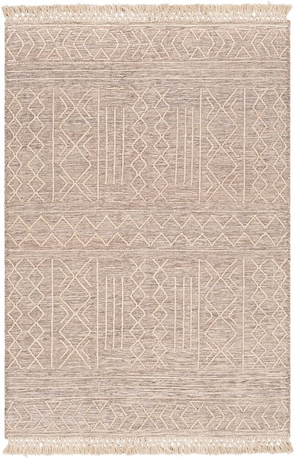 Surya Cheyenne Chy-2305 Dark Brown, Khaki, White Moroccan Area Rug