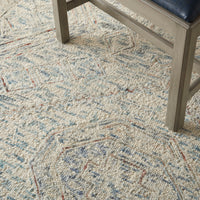 Nourison Interlock Itl02 Blue/Multi Area Rug