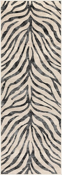 Surya City Cit-2300 Taupe, Light Gray, Beige, Khaki Animal Prints /Images Area Rug