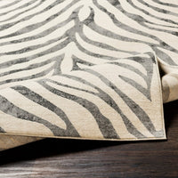 Surya City Cit-2300 Taupe, Light Gray, Beige, Khaki Animal Prints /Images Area Rug