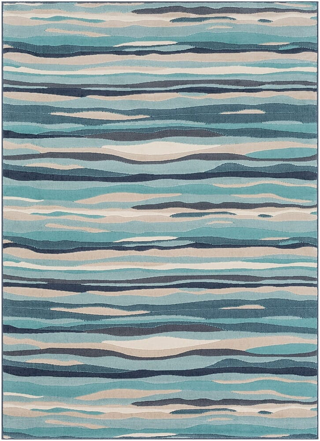 Surya City Cit-2321 Aqua, Beige, Khaki, Charcoal, Taupe Rugs.