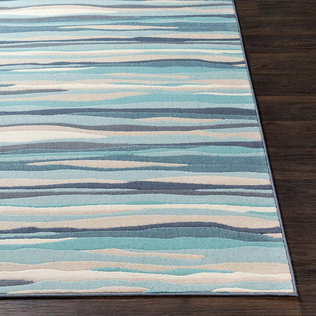 Surya City Cit-2321 Aqua, Beige, Khaki, Charcoal, Taupe Rugs.