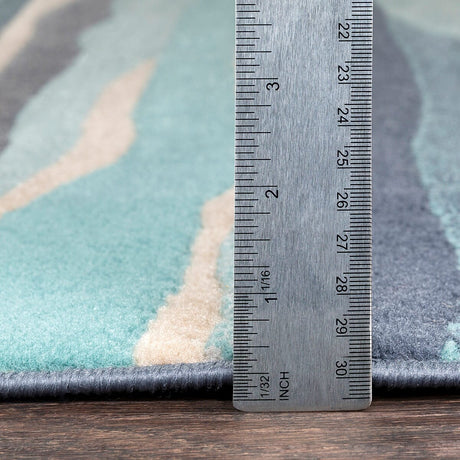 Surya City Cit-2321 Aqua, Beige, Khaki, Charcoal, Taupe Rugs.