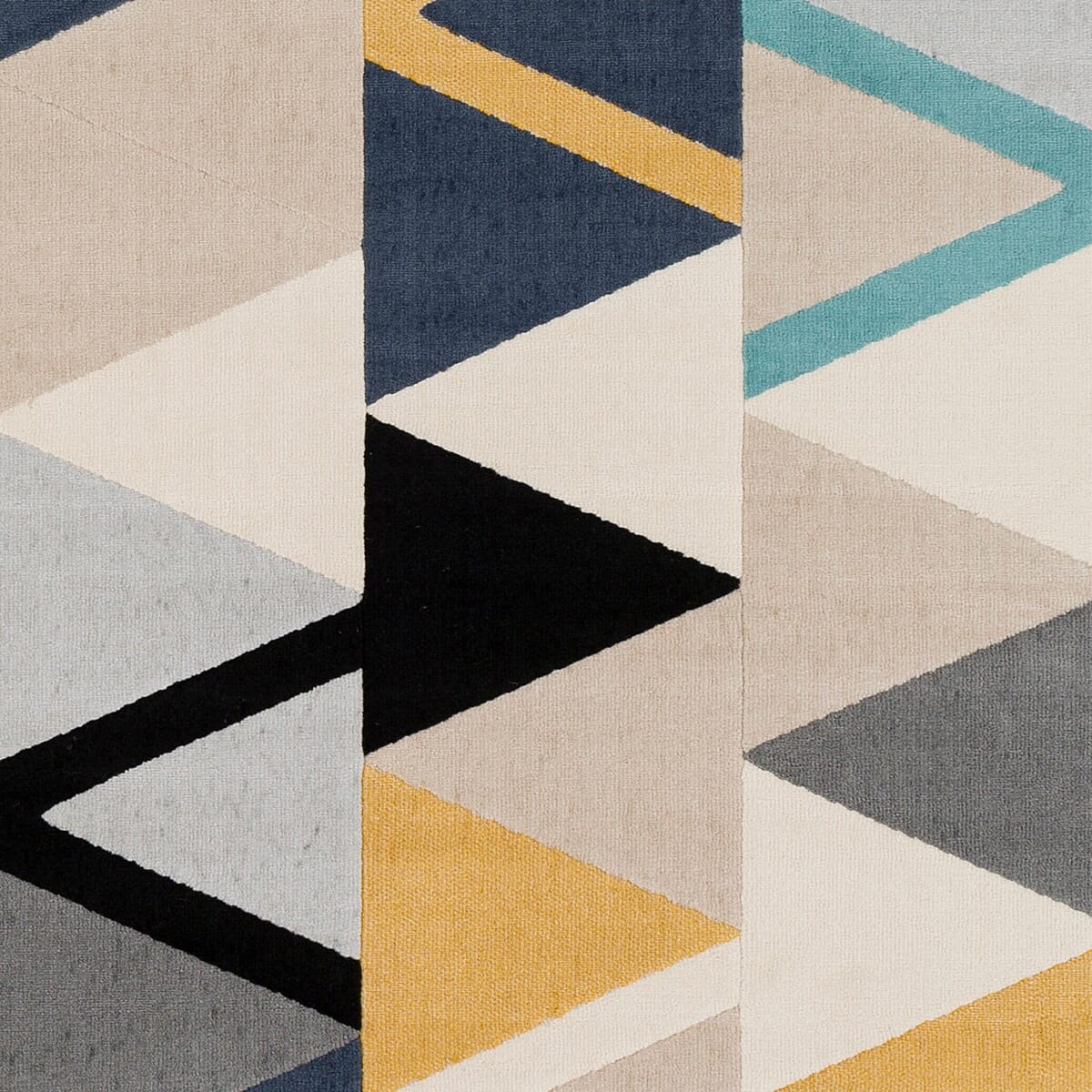 Surya City Cit-2349 Mustard, Aqua, Beige, Khaki Geometric Area Rug