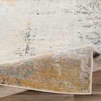 Surya City Cit-2378 Mustard, Aqua, Beige, Khaki, Taupe Organic / Abstract Area Rug