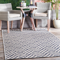 Nuloom Wynter Homely Herringbone Nwy2845A Gray Area Rug