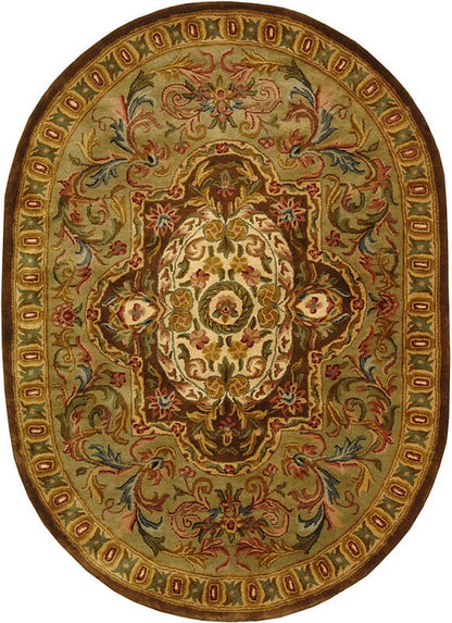 Safavieh Classic cl220a Beige / Olive Area Rug