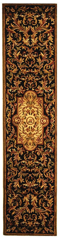 Safavieh Classic Cl220B Black / Beige Area Rug