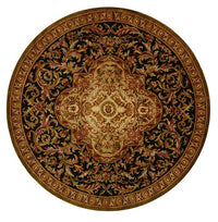 Safavieh Classic Cl220B Black / Beige Area Rug