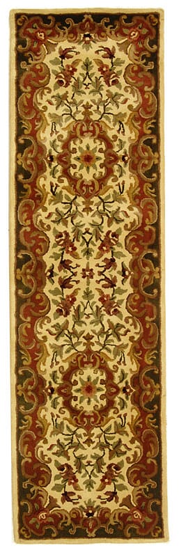 Safavieh Classic Cl234C Ivory / Green Area Rug