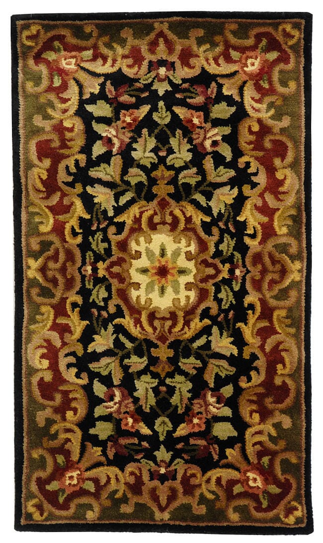 Safavieh Classic Cl234D Black / Green Area Rug