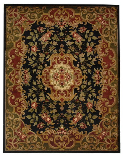 Safavieh Classic Cl234D Black / Green Area Rug