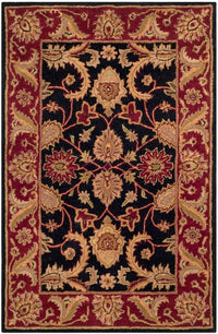 Safavieh Classic Cl244C Black / Burgundy Rugs