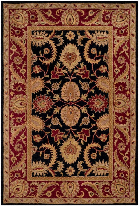 Safavieh Classic Cl244C Black / Burgundy Rugs