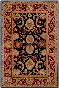 Safavieh Classic Cl244C Black / Burgundy Rugs