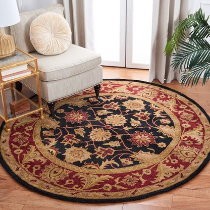 Safavieh Classic Cl244C Black / Burgundy Rugs