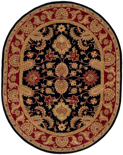 Safavieh Classic Cl244C Black / Burgundy Rugs