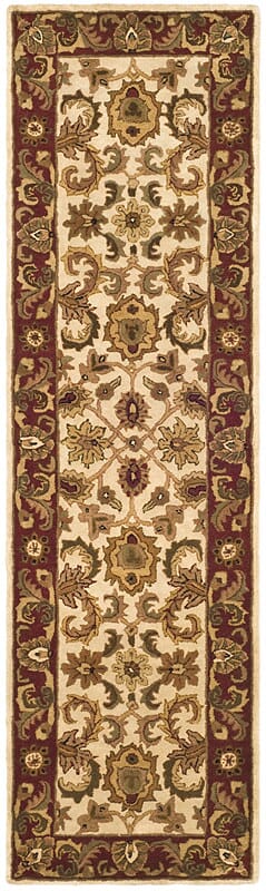 Safavieh Classic Cl244D Ivory / Red Area Rug