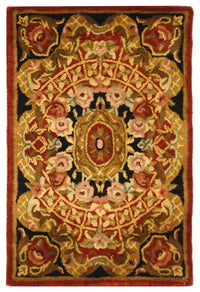 Safavieh Classic Cl304B Burgundy / Black Area Rug