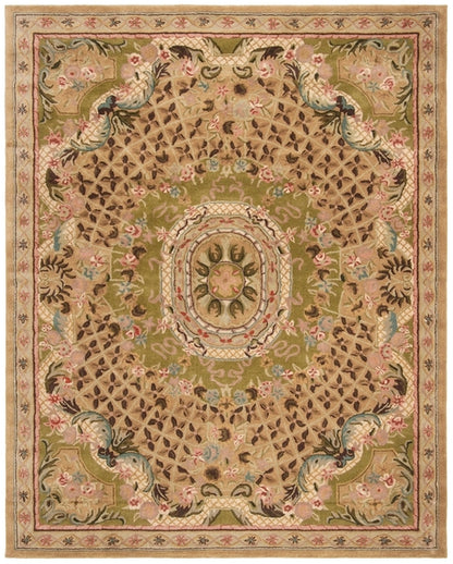 Safavieh Classic Cl304D Toupe / Light Green Rugs