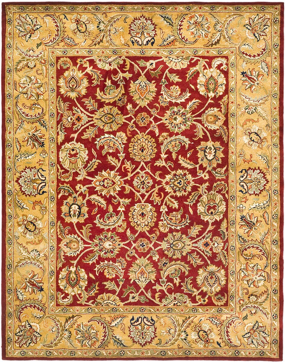 Safavieh Classic Cl758C Red / Gold Area Rug