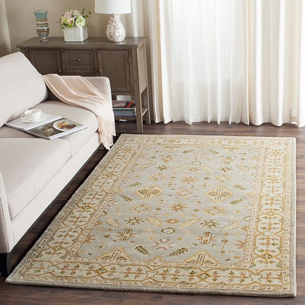 Safavieh Classic Cl933A Light Blue / Ivory Area Rug