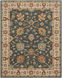 Safavieh Classic Cl934A Dark Grey / Ivory Area Rug