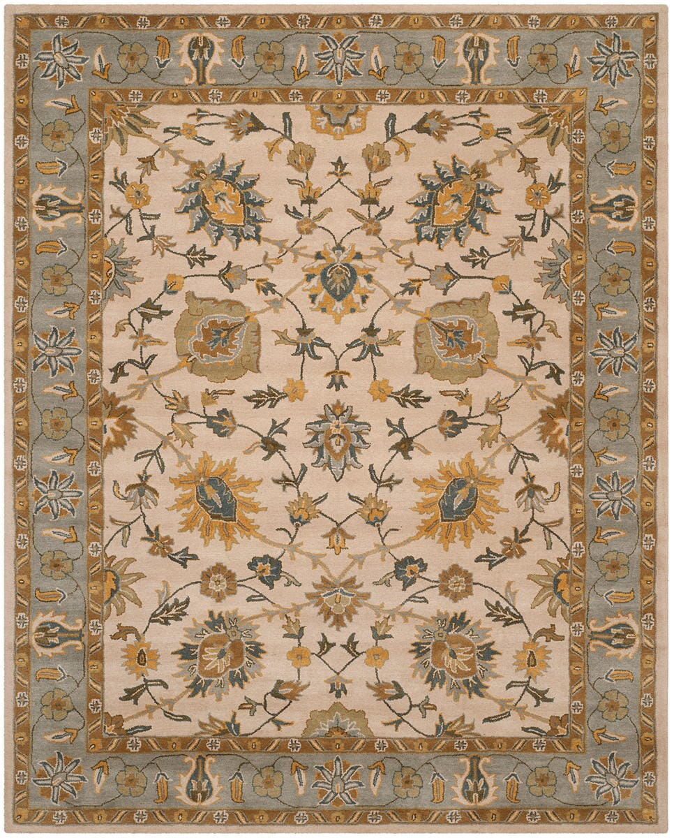 Safavieh Classic Cl934B Ivory / Light Blue Area Rug