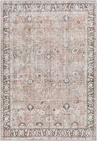 Surya Colin Cln-2300 Charcoal, Black, Tan, Medium Brown Area Rug