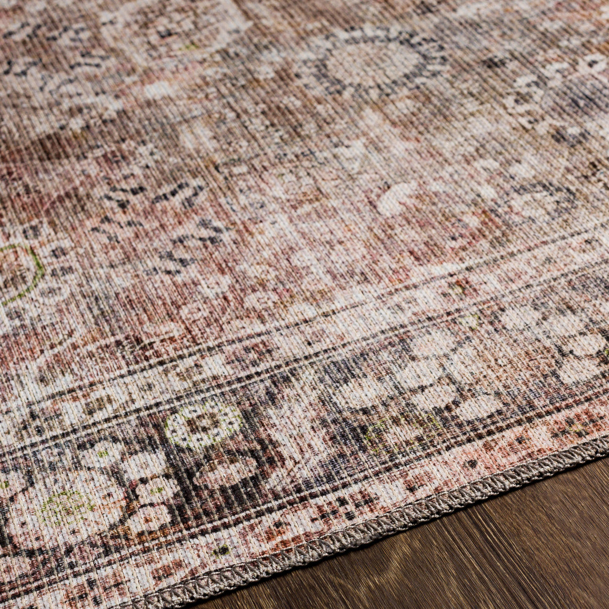 Surya Colin Cln-2300 Charcoal, Black, Tan, Medium Brown Rugs.