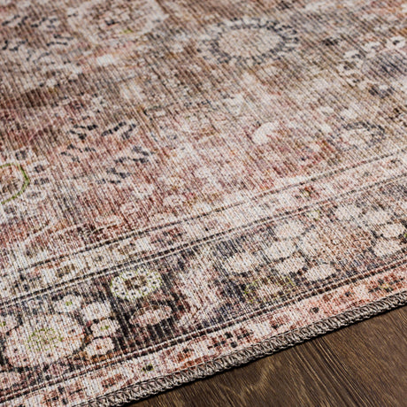 Surya Colin Cln-2300 Charcoal, Black, Tan, Medium Brown Rugs.
