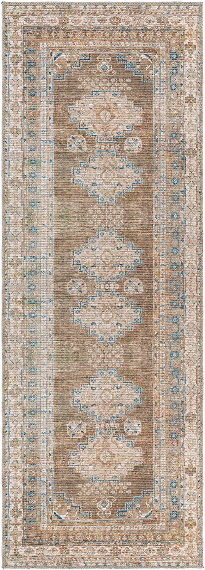 Surya Colin Cln-2303 Dusty Sage, Light Beige, Blue, Cream Area Rug