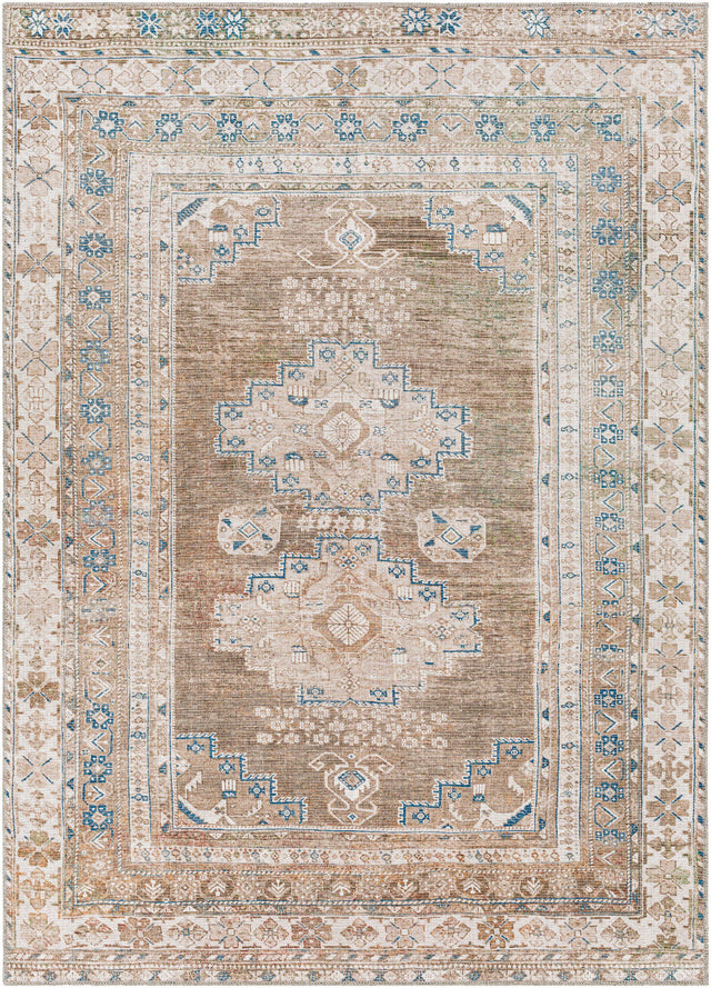 Surya Colin Cln-2303 Dusty Sage, Light Beige, Blue, Cream Rugs.