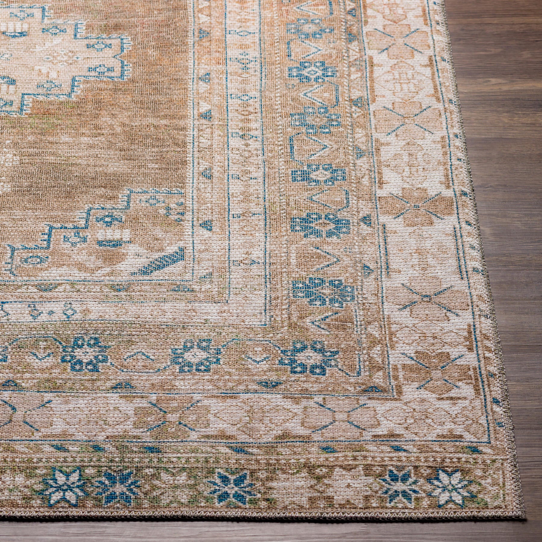 Surya Colin Cln-2303 Dusty Sage, Light Beige, Blue, Cream Area Rug