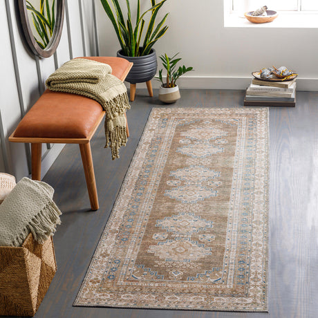 Surya Colin Cln-2303 Dusty Sage, Light Beige, Blue, Cream Rugs.