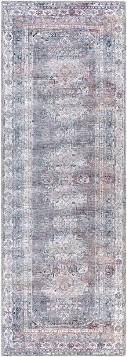 Surya Colin Cln-2304 Charcoal, Gray, Light Gray, Brown Area Rug