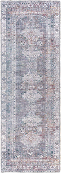 Surya Colin Cln-2304 Charcoal, Gray, Light Gray, Brown Area Rug