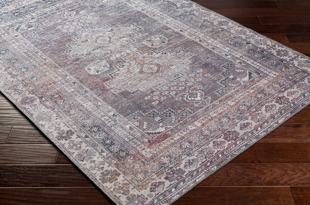 Surya Colin Cln-2304 Charcoal, Gray, Light Gray, Brown Rugs.