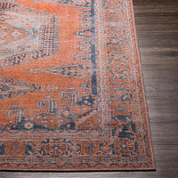 Surya Colin Cln-2306 Burnt Orange, Blue, Pale Blue, Tan Area Rug