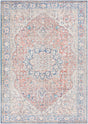 Surya Colin Cln-2307 Red, Dark Blue, Light Blue, Tan Rugs.