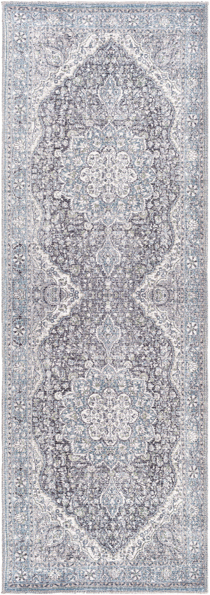 Surya Colin Cln-2308 Dark Blue, Dark Green, Black, Cream Area Rug